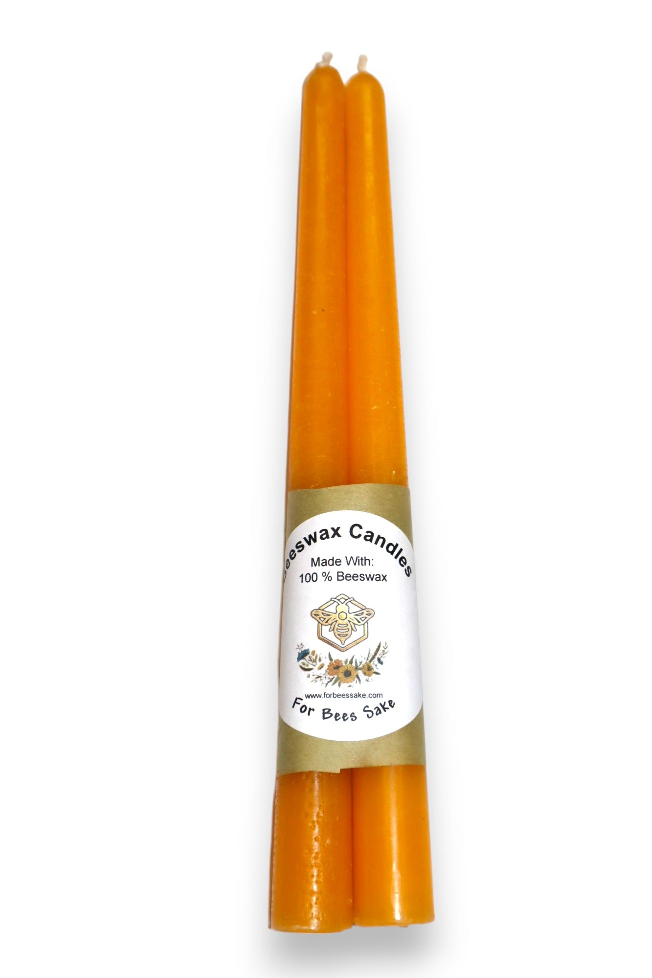 10" Beeswax Tapered Candle