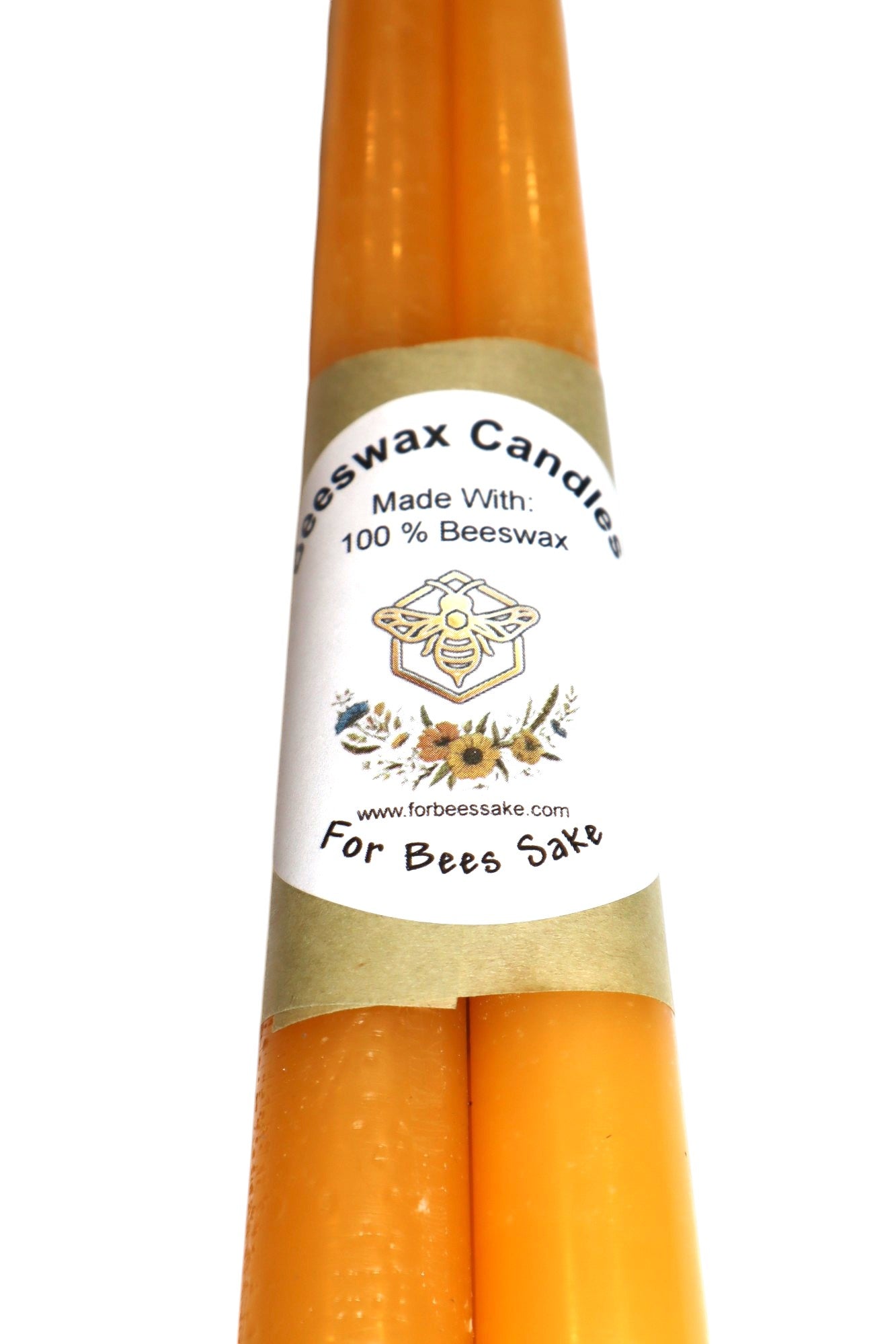 10" Beeswax Tapered Candle